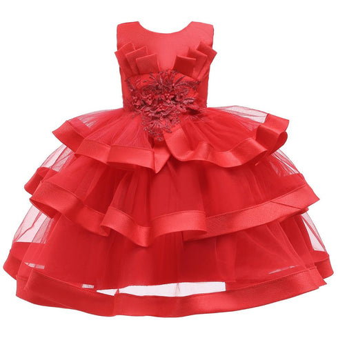 Princess Dress Dress Wedding Dress Show Evening Dress Multi-layer Paggy Dress